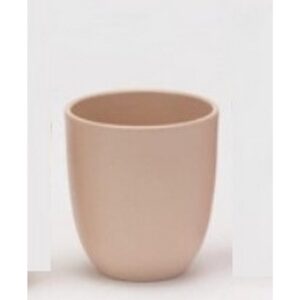 SET 6 PZ. PORTAVASO CERAMICA PER VASO D12 TONDO nocciola (Cod. 40868-04)