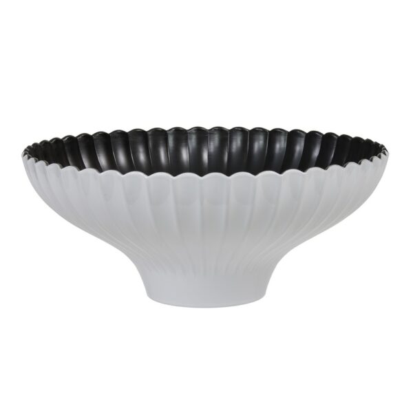 CIOTOLA PLASTICA D24 H10 CM argento (Cod. 40895-02)