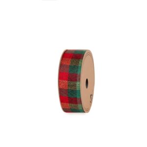 NASTRO EDINBURGH 40MM 15MT rosso-verde (Cod. 40923-01)