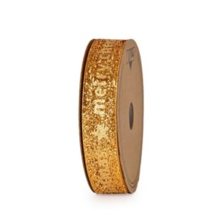 NASTRO STRAUSS MERRY CHRISTMAS 25MM 10MT oro (Cod. 40925-03)