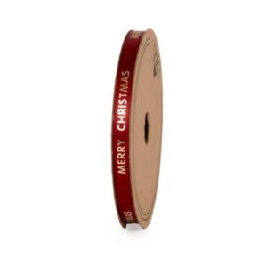 NASTRO CARROLL MERRY CHRISTMAS  10MM 30MT rosso (Cod. 40924-02)