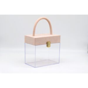 BORSETTA PLEXI 17X10 H16 CM rosa (Cod. 40759-02)