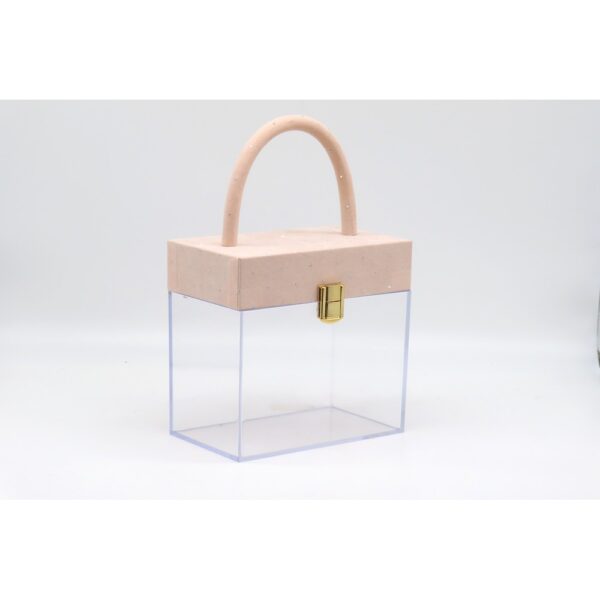 BORSETTA PLEXI 17X10 H16 CM rosa (Cod. 40759-02)