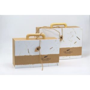 SET 2 PZ. VALIGETTE NATUR 25,5X15,5X9 - 28X20X11 CM  (Cod. 40763-01)