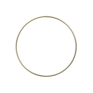 CERCHIO METALLO DA APPENDERE D 40 CM  oro (Cod. 40900-02)