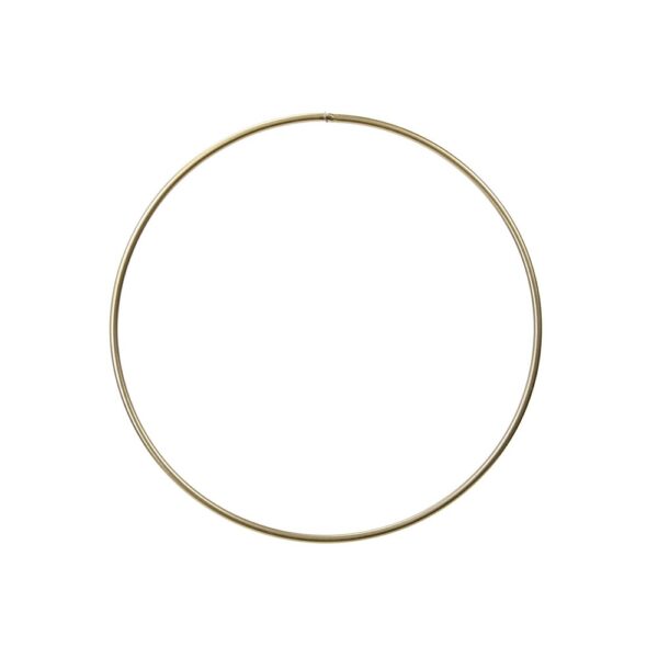 CERCHIO METALLO DA APPENDERE D 50 CM  oro (Cod. 40901-02)