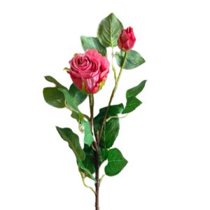 ROSA SINGOLA 1 FIORE 1 BOCCIOLO H52 CM beauty (Cod. 40804-03)