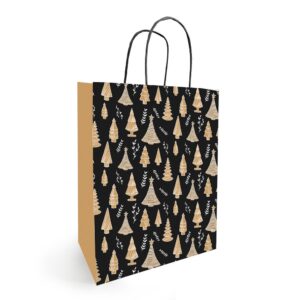 BORSA WOODY ALBERI NATALE 18X8X22 CM  (Cod. 40563-01)