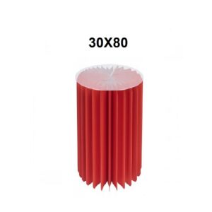 COLONNA CARTA 180GR CON BASE PLEXIGLASS 30X80 CM rosso (Cod. 39816-03)