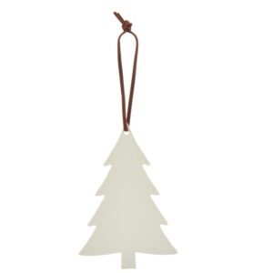 SET 6 PZ. ALBERO DA APPENDERE 10X10 CM bianco (Cod. 40883-01)