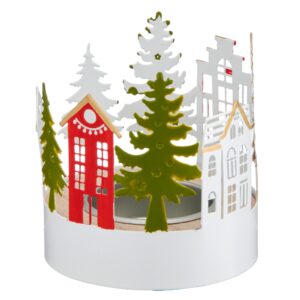 PORTACANDELE NATALIZIO 7,5X7,5 H8 CM  (Cod. 40885-01)