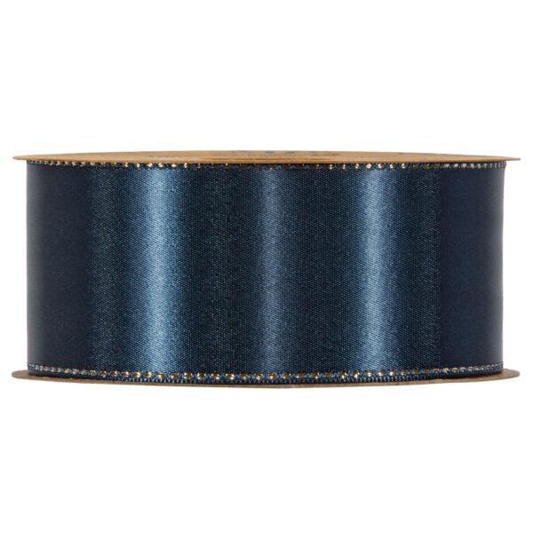 NASTRO SATIN  MM40 X MT20 blu-mare (Cod. 40777-02)