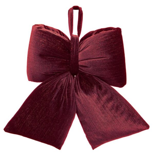 FIOCCO VELLUTO GLITTERING DA APPENDERE CM48 X H60  bordeaux (Cod. 40783-02)