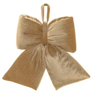 FIOCCO VELLUTO GLITTERING DA APPENDERE CM48 X H60  beige (Cod. 40783-03)