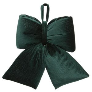 FIOCCO VELLUTO GLITTERING DA APPENDERE CM48 X H60  verde-scuro (Cod. 40783-04)