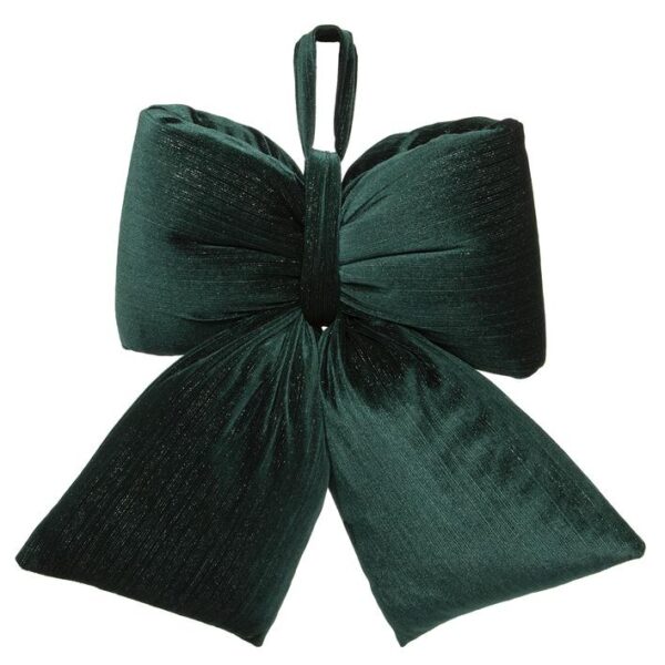 FIOCCO VELLUTO GLITTERING DA APPENDERE CM48 X H60  verde-scuro (Cod. 40783-04)
