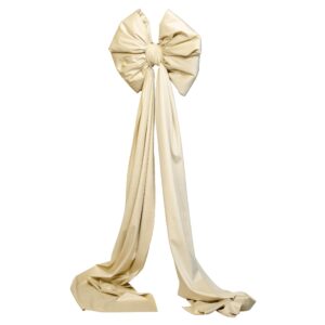 FIOCCO VELLUTO CON CODA LUNGA CM 48X48 H170 crema (Cod. 40786-01)