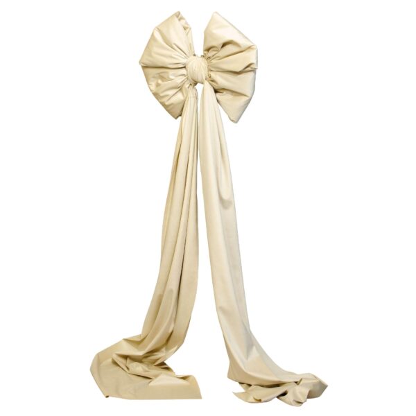 FIOCCO VELLUTO CON CODA LUNGA CM 48X48 H170 crema (Cod. 40786-01)