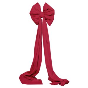FIOCCO VELLUTO CON CODA LUNGA CM 48X48 H170 bordeaux (Cod. 40786-03)