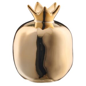 MELOGRANO IN CERAMICA 9X9X11 CM oro (Cod. 41038-01)