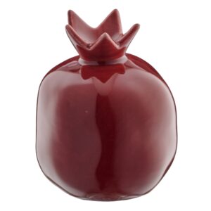 MELOGRANO IN CERAMICA 9X9X11 CM bordeaux (Cod. 40933-02)