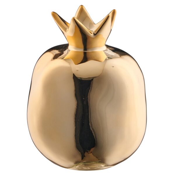 MELOGRANO IN CERAMICA 11X11X13,5 CM oro (Cod. 41039-01)