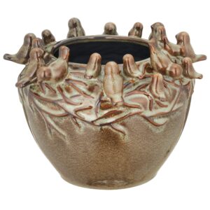 VASO PORCELLANA UCCELLINI 25X25X17  (Cod. 41040-01)