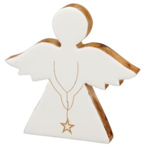 ANGELO LEGNO 15X14X1,5 CM bianco (Cod. 40944-01)