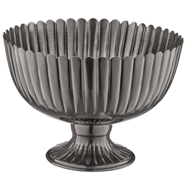 COPPA METALLO 24,5X24,5X18 CM nero- (Cod. 40948-03)