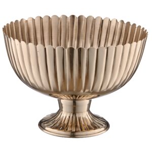 COPPA METALLO 24,5X24,5X18 CM argento (Cod. 40948-02)