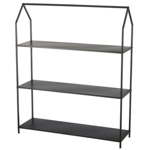 STRUTTURA IN METALLO 100X30X120 CM nero (Cod. 40969-01)
