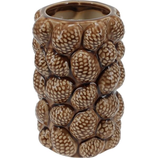 VASO CERAMICA PIGNE 23 CM marrone (Cod. 40660-01)