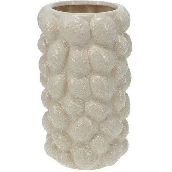 VASO CERAMICA PIGNE 28 CM bianco (Cod. 40661-02)