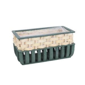 CESTO VILNIUS 40X20 H19 verde (Cod. 40746-01)
