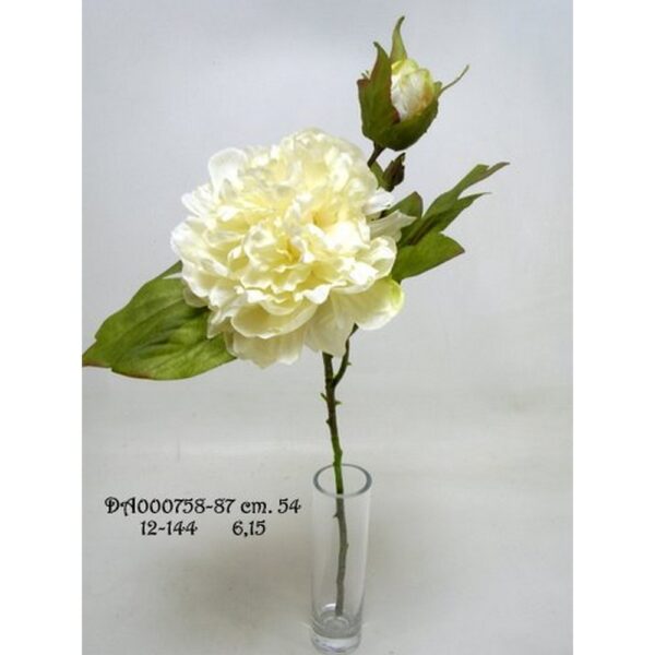 RAMO PEONIA 54 CM avorio (Cod. 40911-03)