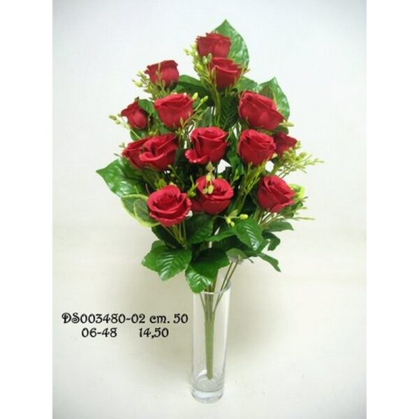 FRONTALE ROSE X15 CM50 rosso (Cod. 41060-01)