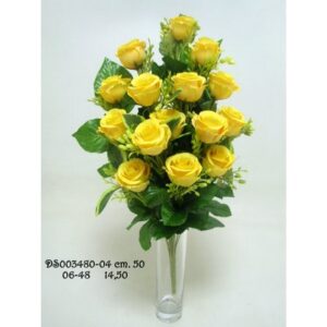 FRONTALE ROSE X15 CM50 giallo (Cod. 41060-05)