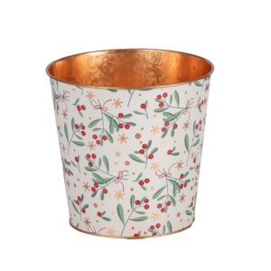 CASPO' METALLO PUNGITOPO D17,5 H16,5 CM bianco (Cod. 40864-01)