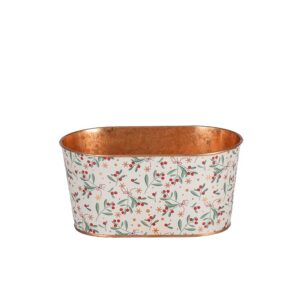 VASCHETTA METALLO PUNGITOPO 19X11,5 H9,5 CM bianco (Cod. 40865-01)
