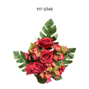 MAZZO FRONTALE ROSE rosse (Cod. 41034-03)