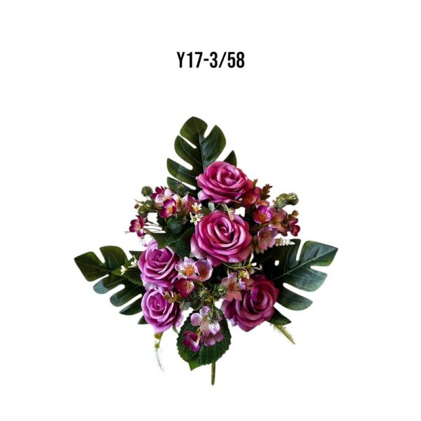 MAZZO FRONTALE ROSE viola (Cod. 41034-02)