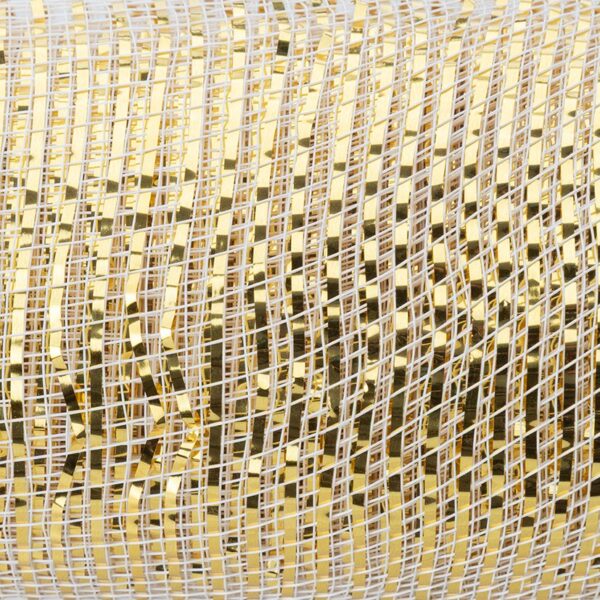 BOBINA DECO FILO A RETE 52 CM X 10 YARD oro (Cod. 40867-01)