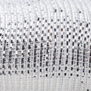 BOBINA DECO FILO A RETE 52 CM X 10 YARD argento (Cod. 40867-02)