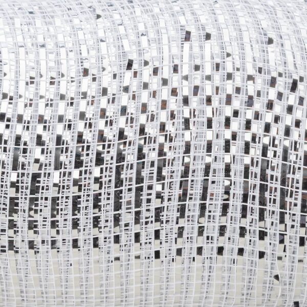 BOBINA DECO FILO A RETE 52 CM X 10 YARD argento (Cod. 40867-02)