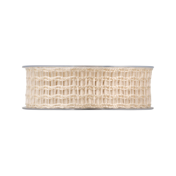 NASTRO RETE LUCE MM40 MT20 crema-02 (Cod. 1479-02)