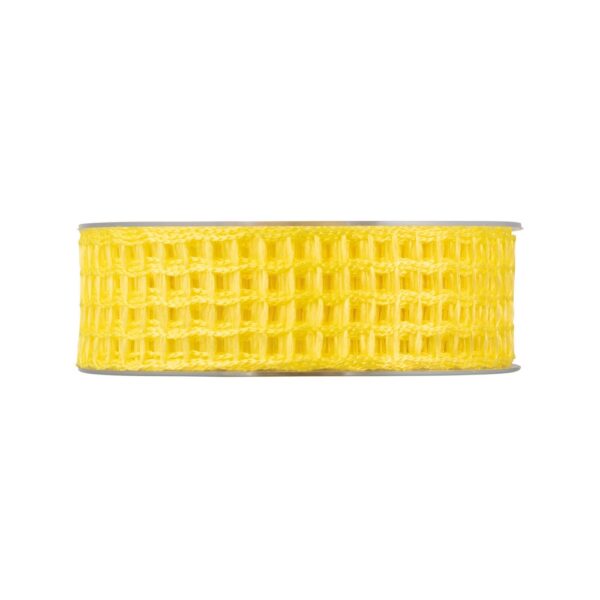 NASTRO RETE LUCE MM40 MT20 giallo-brillante-03 (Cod. 1479-03)