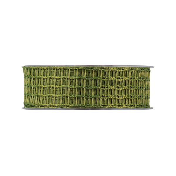 NASTRO RETE LUCE MM40 MT20 verde-muschio-17 (Cod. 1479-15)