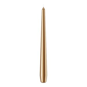 SET 6 CANDELE CONICHE H30 D2,5 CM oro (Cod. 41141-01)