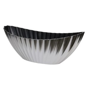 CONTENITORE PLASTICA 41X17X16 CM argento (Cod. 41222-02)