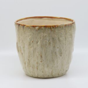 CASPO' CERAMICA 17,5X17,5 H15,5 CM crema (Cod. 41205-01)